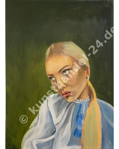 Meine Feundin - Acryl auf Leinwand (60 x 70xm)