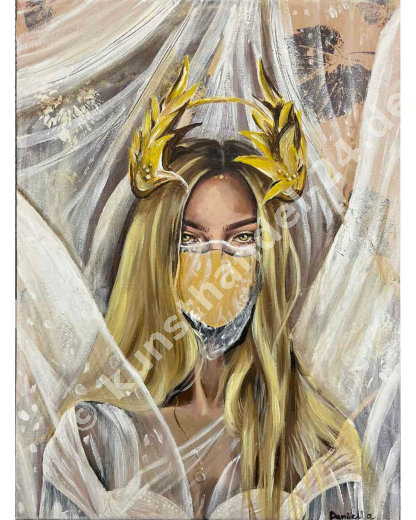 Selbstportrait - Acryl auf Leinwand (60 x 70xm)