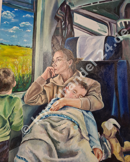 Mascha - Acryl auf Leinwand (60 x 70xm)