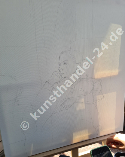 Mascha - Acryl auf Leinwand (60 x 70xm)