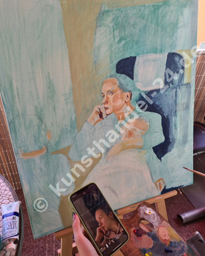 Mascha - Acryl auf Leinwand (60 x 70xm)