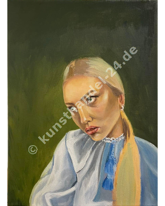Meine Feundin - Acryl auf Leinwand (60 x 70xm)