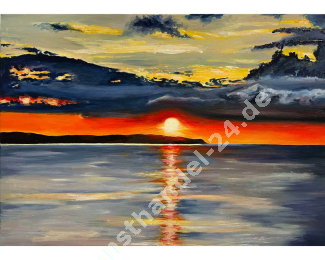 Sonnenuntergang - Acryl auf Leinwand (60 x 70xm)