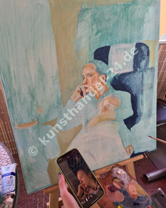Mascha - Acryl auf Leinwand (60 x 70xm)